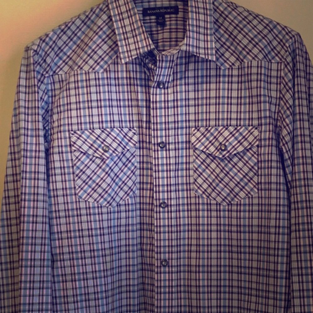 Men’s snap button shirt